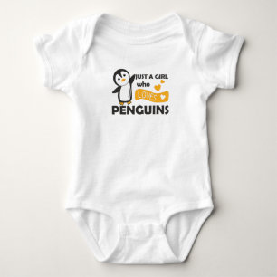 Body Juste Une Fille Qui Aime Les Pingouins Coeur De Pi
