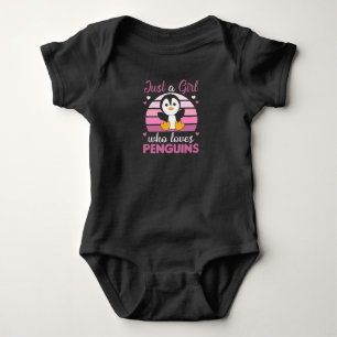 Body Juste Une Fille Qui Aime Les Pingouins Coeur De Pi