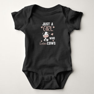 Body Juste Une Fille Qui Aime Les Vaches Cute Vache Ani