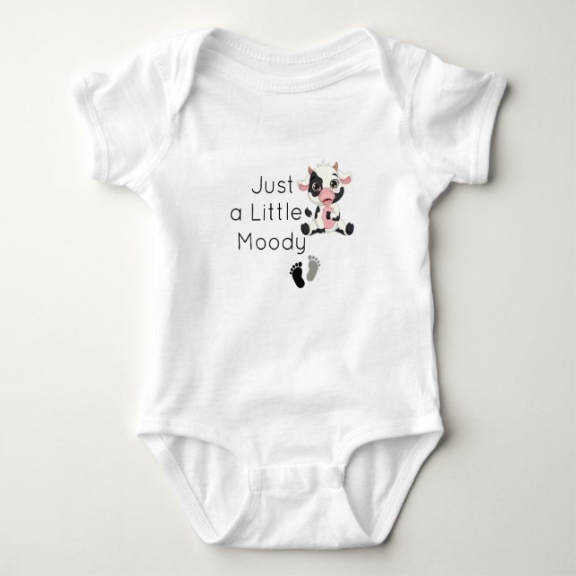 Body Juste une petite Moody, baby shower Cadeau Cute Co (Devant)