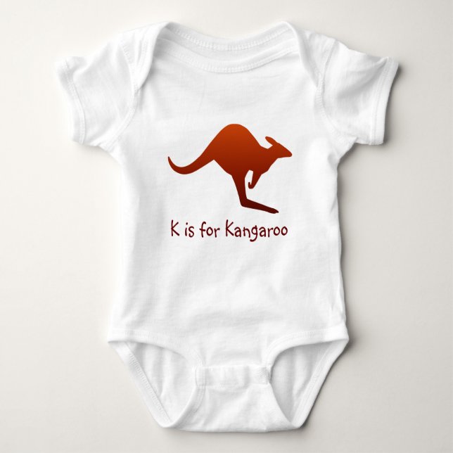 Body K est pour Kangaroo Baby (Devant)