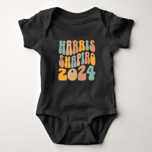 Body Kamala Harris Shapiro Texte Ondulé Rétro Tendance
