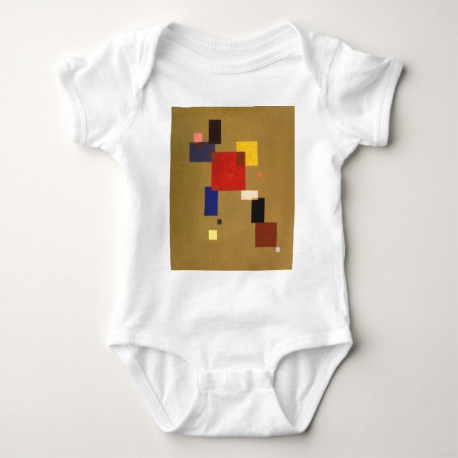 Body Kandinsky Treize Rectangles peinture Abstraite (Devant)