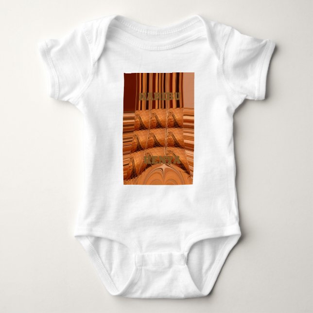 Body Karibu Giraffe Hakuna Matata Chic Art Moderne Col (Devant)
