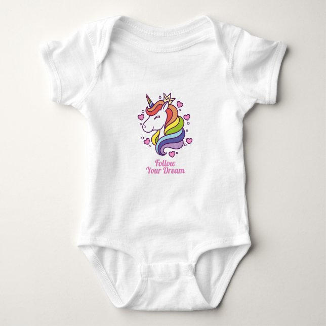 Body Kawaii Colorful Rainbow Unicorn Dreams (Devant)