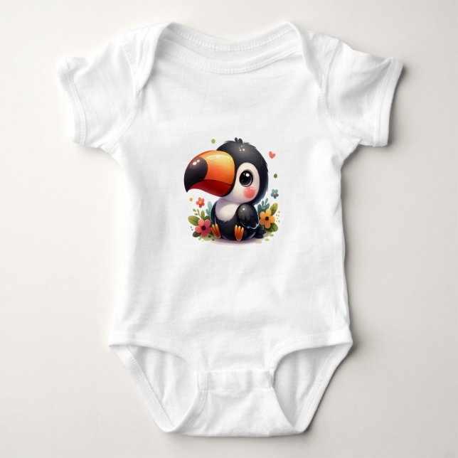 Body Kawaii Jungle Baby Toucan Art (Devant)