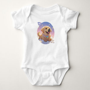 Body Kawaii Labrador Retriever ciel et étoiles