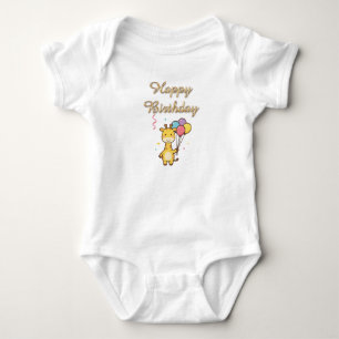 Body Kids Birthday Party Invitation Fun Cartoon Style