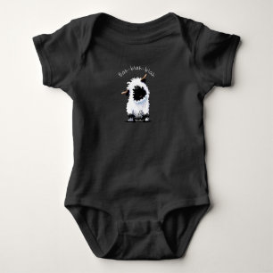 Body KiniArt Valais Blaccusé Sheep Baby Bodysuit