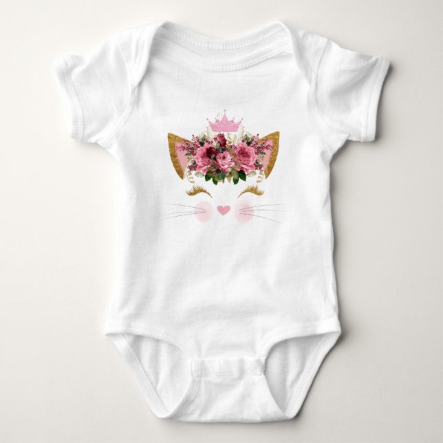 Body Kitty Princess Baby Tutu Bodysuit (Devant)