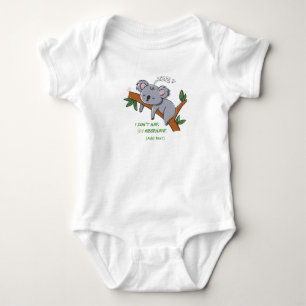 Body Koala drôle en hibernation - Citation d'animal end