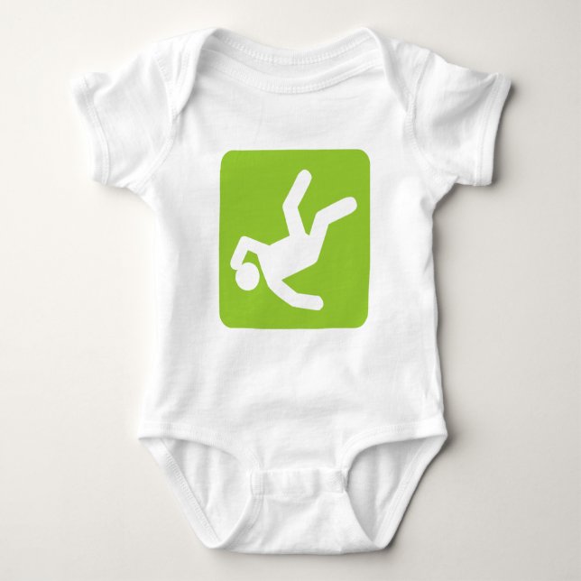 Body La Chute de l'Homme - Vert Martien (Devant)