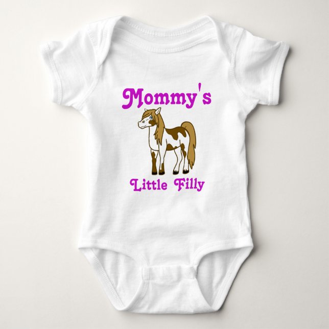 Body La coutume peinte de cheval badine la chemise avec (Devant)