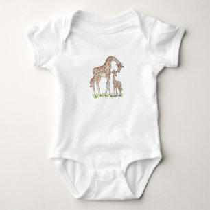 Body La Girafe et son veau