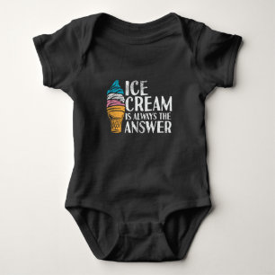 Body La glace est toujours la réponse Baby Shower Cadea