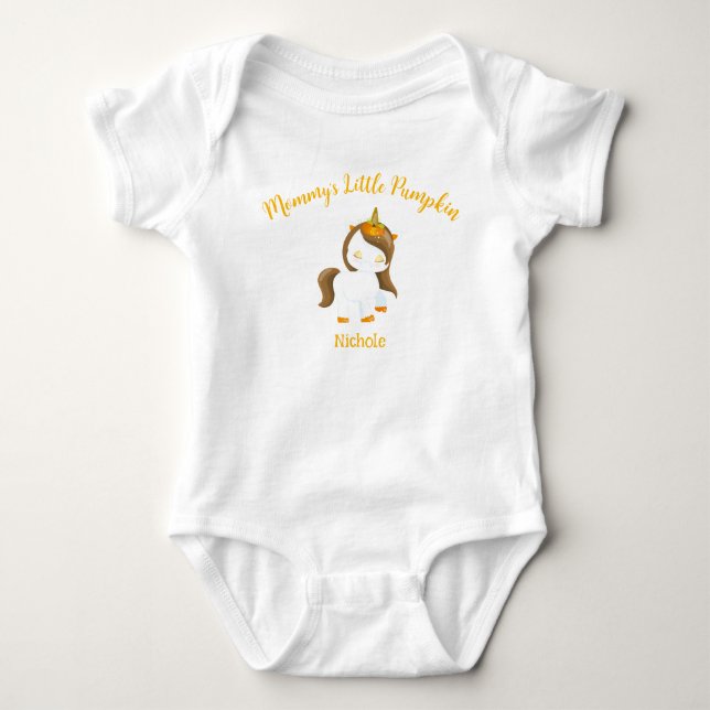 Body La petite licorne citrouille de maman (Devant)