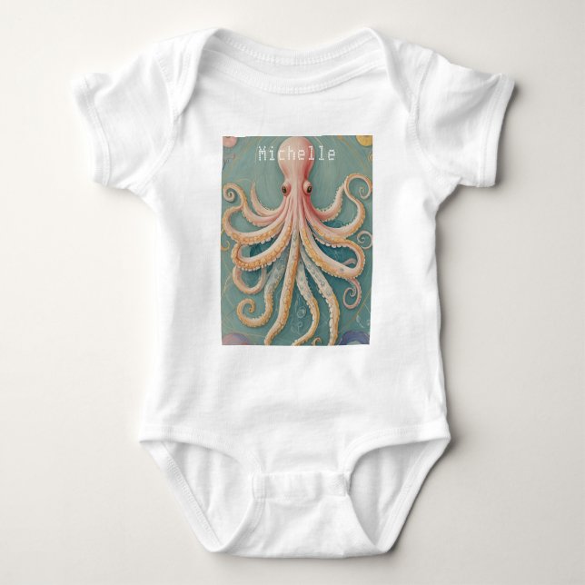 Body La pieuvre pastel du récif enchanté (Devant)