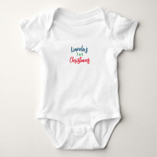 BODY LA PREMIÈRE CARTE DE NOËL DE BÉBÉ PERSONNALISÉE