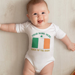 Body La Saint-Patrick Drapeau Irlande Nom Personnalisé