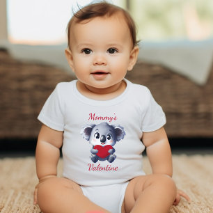 Body La Saint Valentin de maman Koala Bodysuit bébé