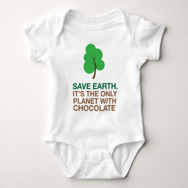 Body La Terre, La Seule Planète Au Chocolat (Devant)