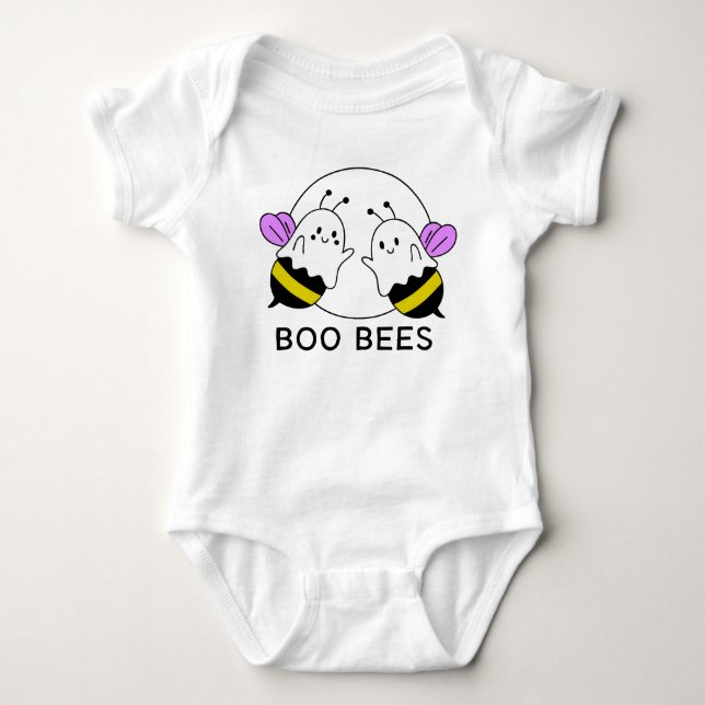 Body L'abeille fantôme mignonne, jeu de mots d'Hallowee (Devant)