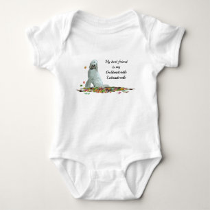 Body Labradoodle Chien En Bodysuit Feuille Pour Bébé