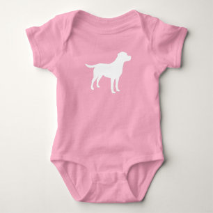 Body Labrador Chien Baby shower Girl Lab Rose