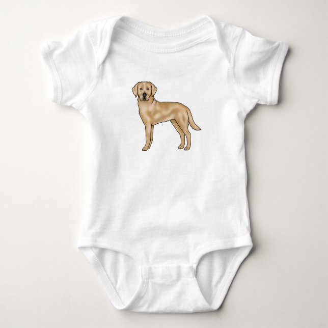 Body Labrador Retriever jaune dessin animé Lab Dog Pup (Devant)