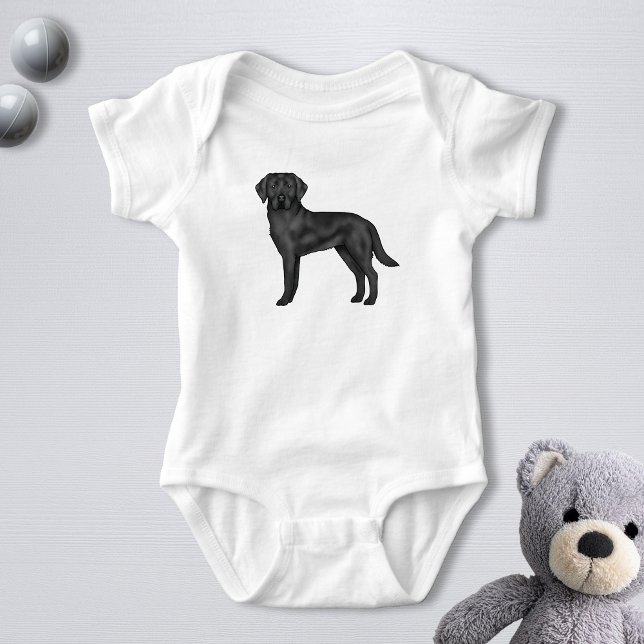 Body Labrador Retriever Noir Adorable Chien de Dessin A (Créateur téléchargé)