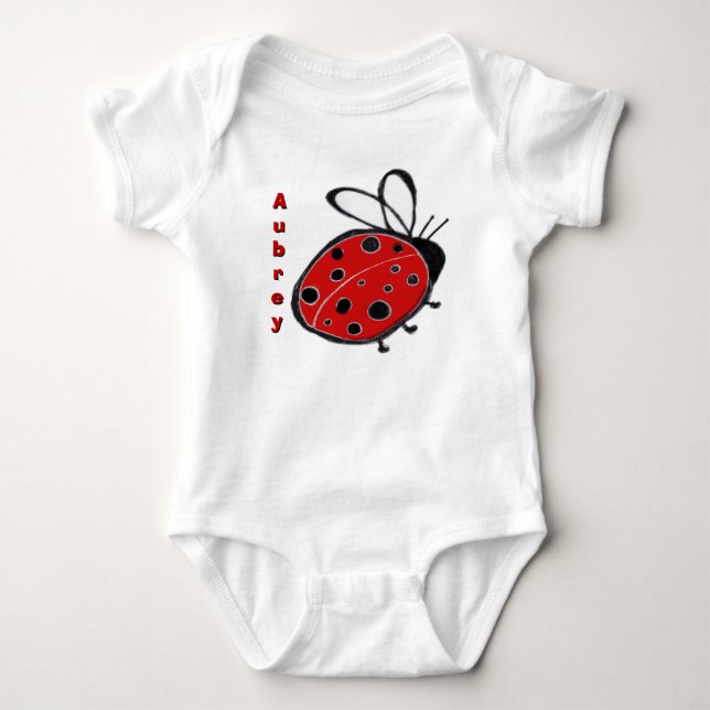 Body Ladybug Infant Creeper personnalisable (Devant)