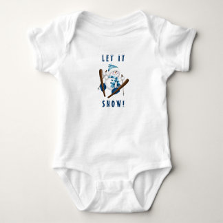 Body Laisse-Le Neiger ! T-shirt skieur Snowman