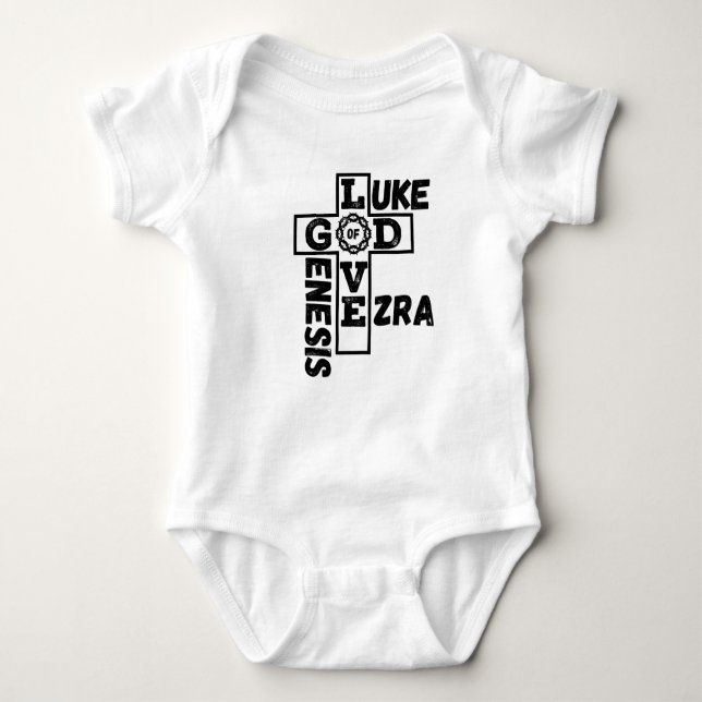 Body L'Amour De Dieu Mot-De-Croix Biblique Unisex (Devant)