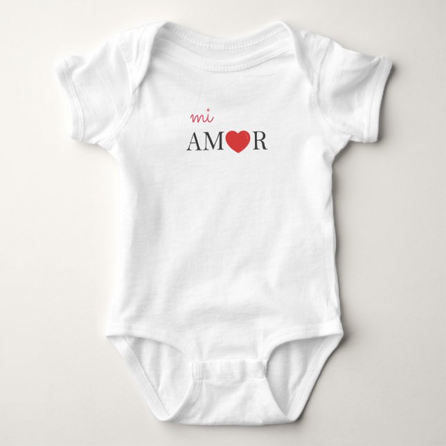 Body Langue espagnole "My Love", "Mi Amor" (Devant)