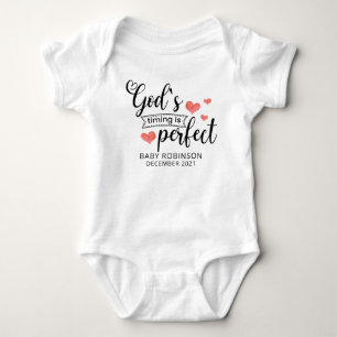 Body L'annonce de bébé mignon, le timing de Dieu est pa