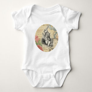 Body Lapin Blanc Alice au Pays des Merveilles Art