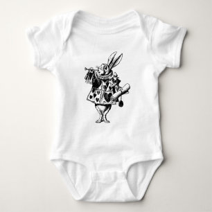 Body Lapin blanc d'Alice au pays des merveilles