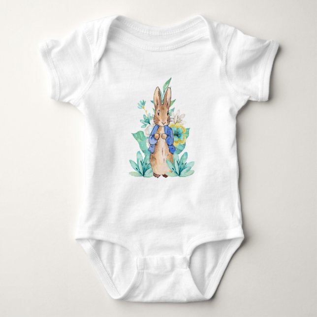 Body Lapin classique en veste bleue (Devant)