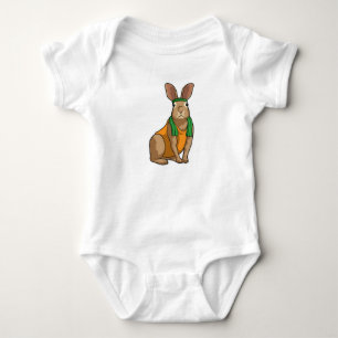 Body Lapin comme coureur avec serviette
