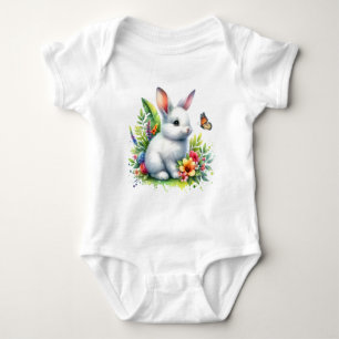 Body Lapin de ferme bébé animal sublimation clipart-881