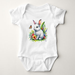Body Lapin de ferme bébé animal sublimation clipart-881