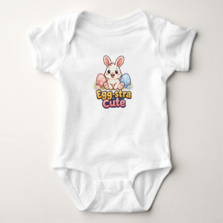 Body Lapin de Pâques Egg-stra Mignon avec des Œufs Colo