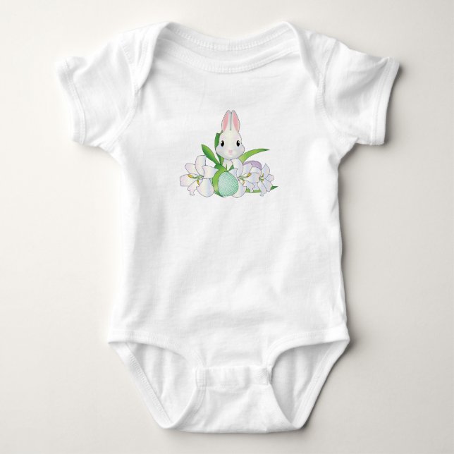 Body Lapin de Pâques et lis (Devant)