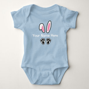 Body Lapin de Pâques Oreilles Bébé Garçons Bodysuit