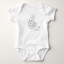 Lapin de Pâques personnalisé pour le premier Pâque