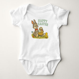 Body Lapin de Pâques vintage/Œuf de Pâques/Printemps