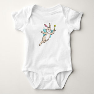 Body Lapin en fée avec baguette magique