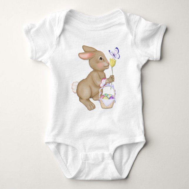 Body Lapin et panier de Pâques (Devant)