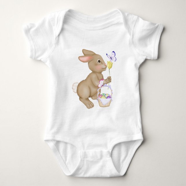Body Lapin et panier de Pâques (Devant)