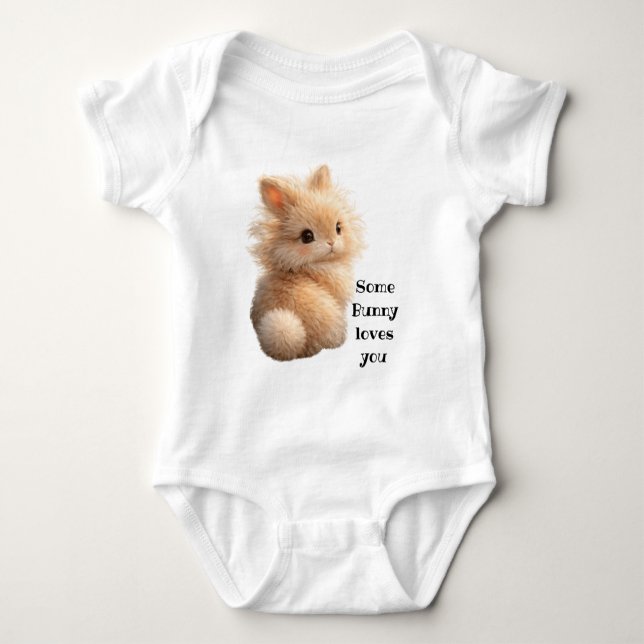 Body Lapin flou : Certains lapins t'aiment (Devant)